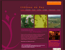 Tablet Screenshot of chateauderey.com